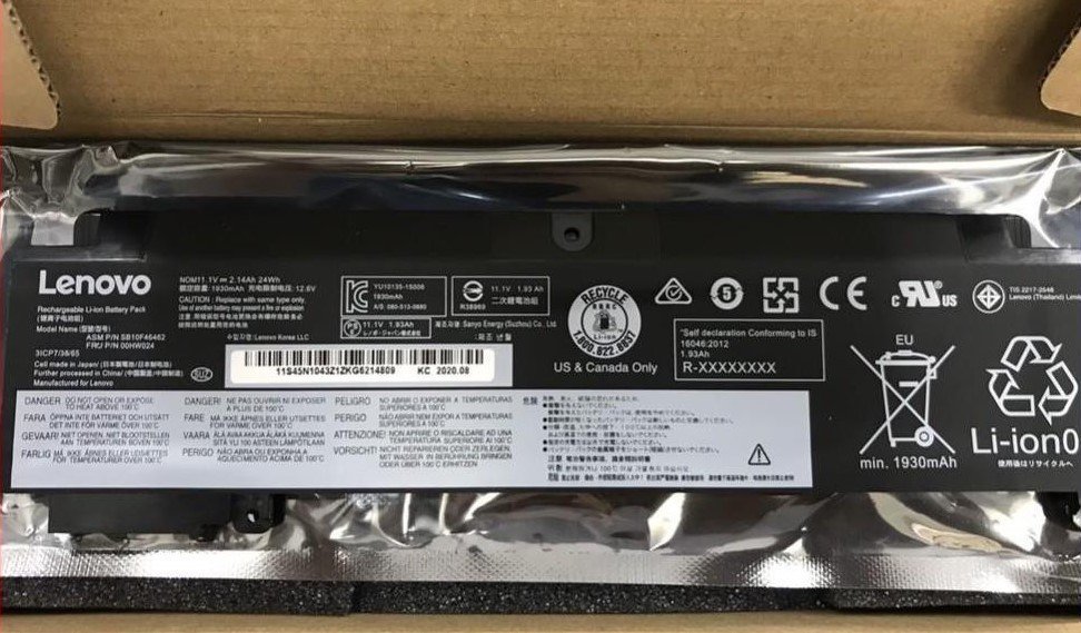 Lenovo 01AV406 T460s T470s